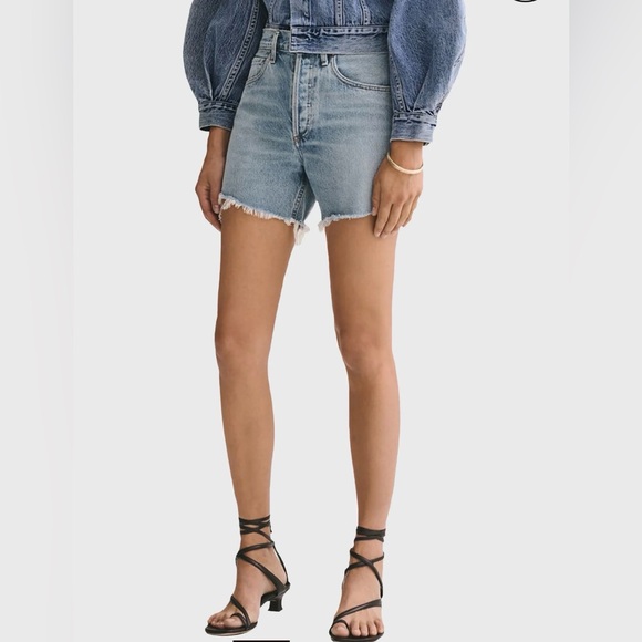 Agolde Pants - Agolde Reese high rise short